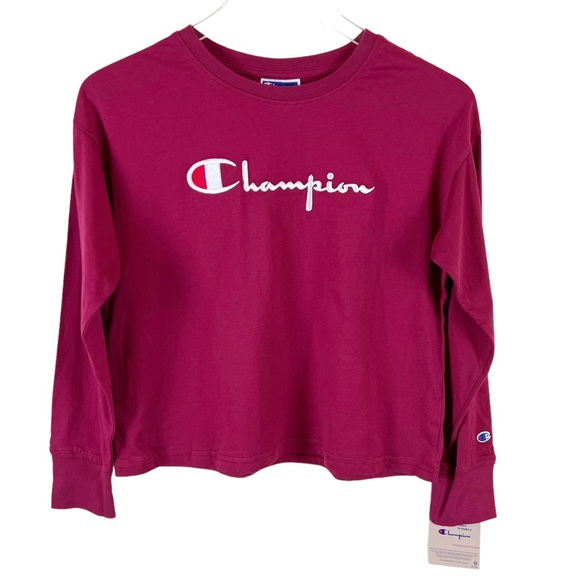 Champion Tops - Champion Cropped Long Sleeve Top